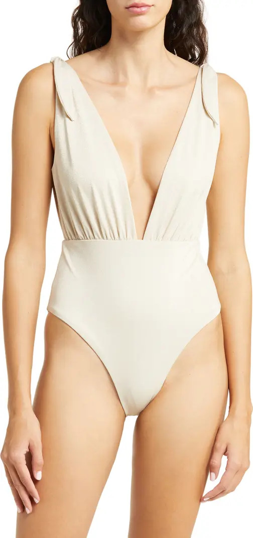 Nacar Faena Metallic One-Piece Swimsuit | Nordstrom