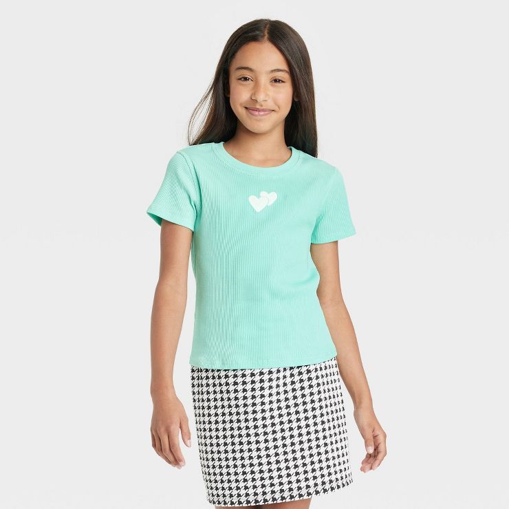 Girls' Shrunken T-Shirt - art class™ | Target