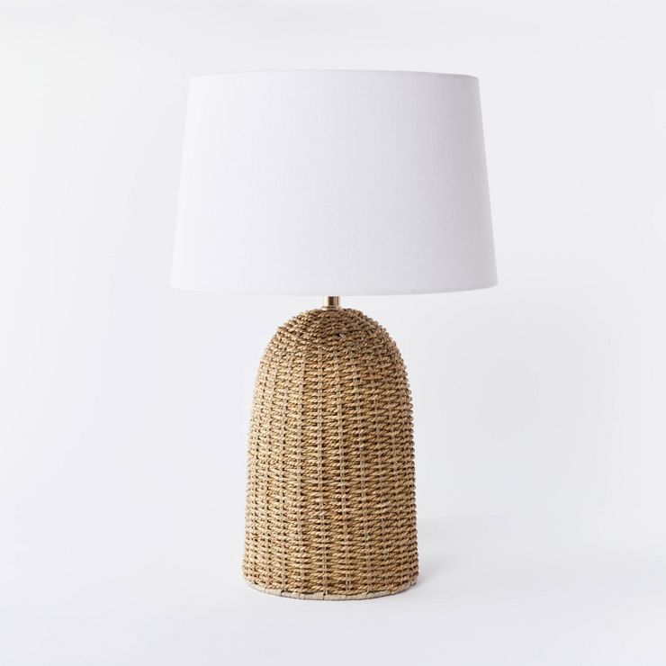 Large Seagrass Table Lamp Natural - Threshold™ designed with Studio McGee | Target