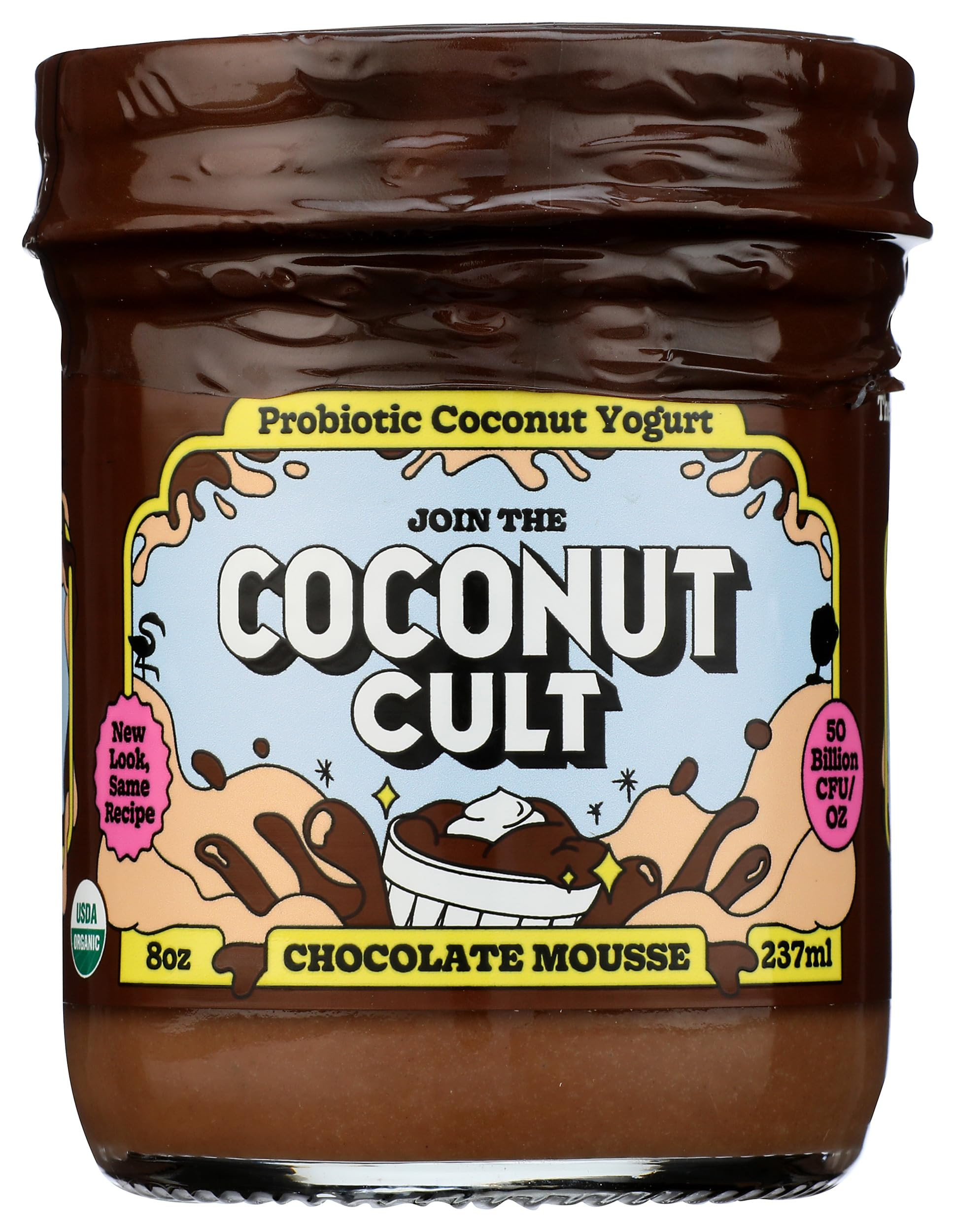 THE COCONUT CULT Organic Chocolate Mousse Coconut Yogurt, 8 OZ | Amazon (US)