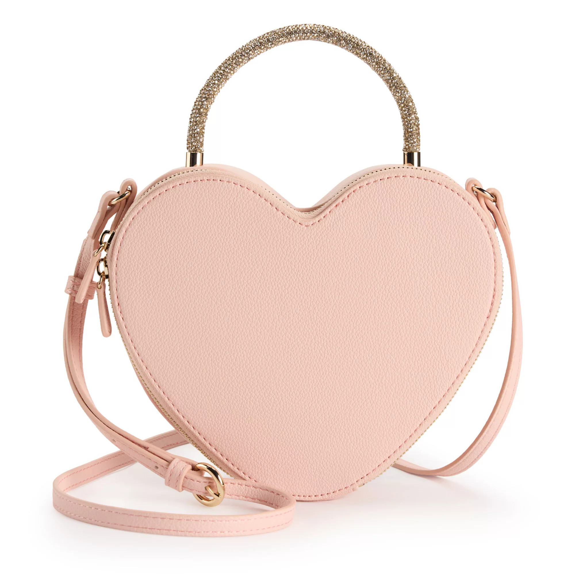 LC Lauren Conrad Love Heart-Shaped Crossbody Bag | Kohl's