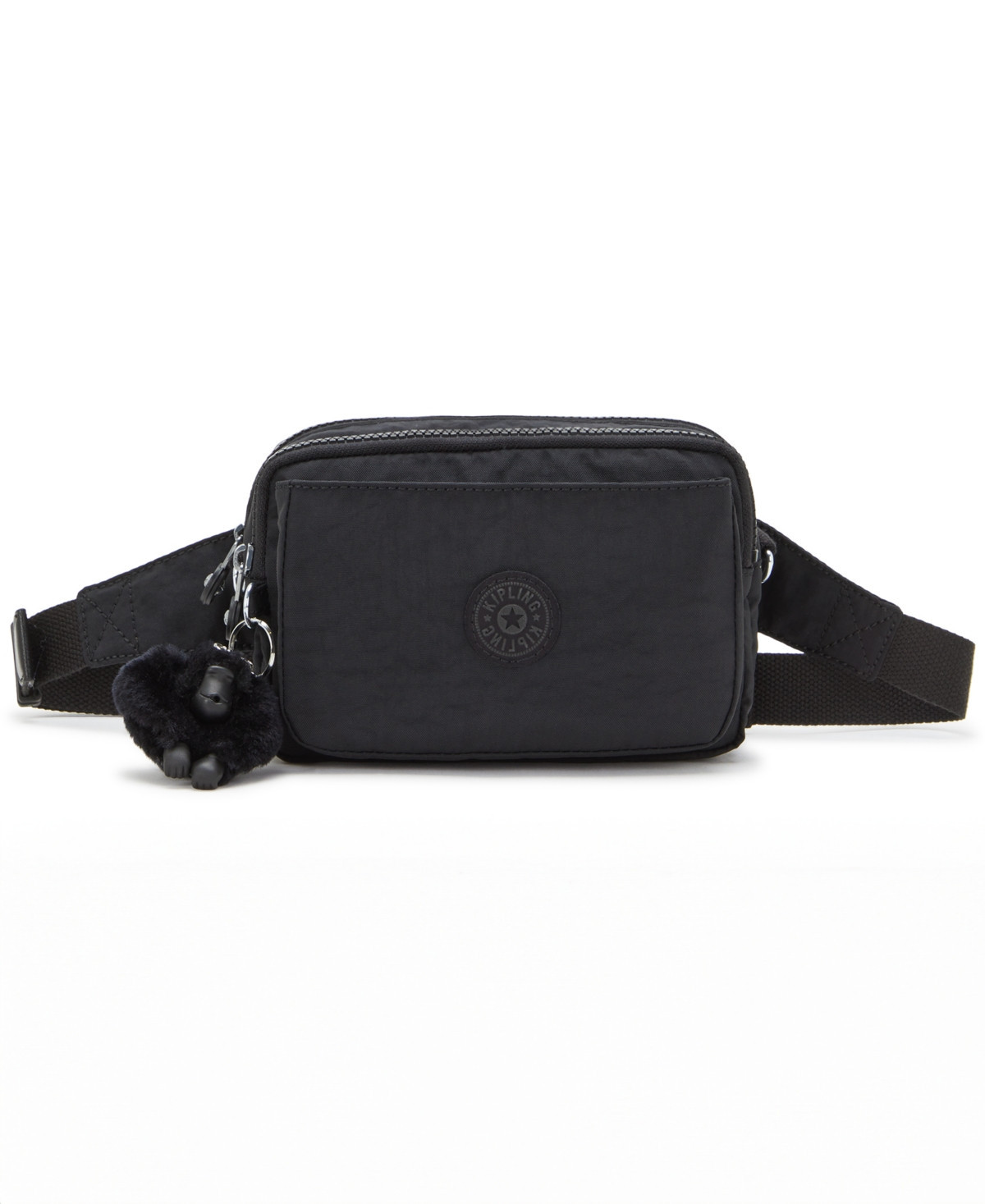 Kipling Abanu Multi Convertible Crossbody Bag - Black Noir/Silver | Macy's