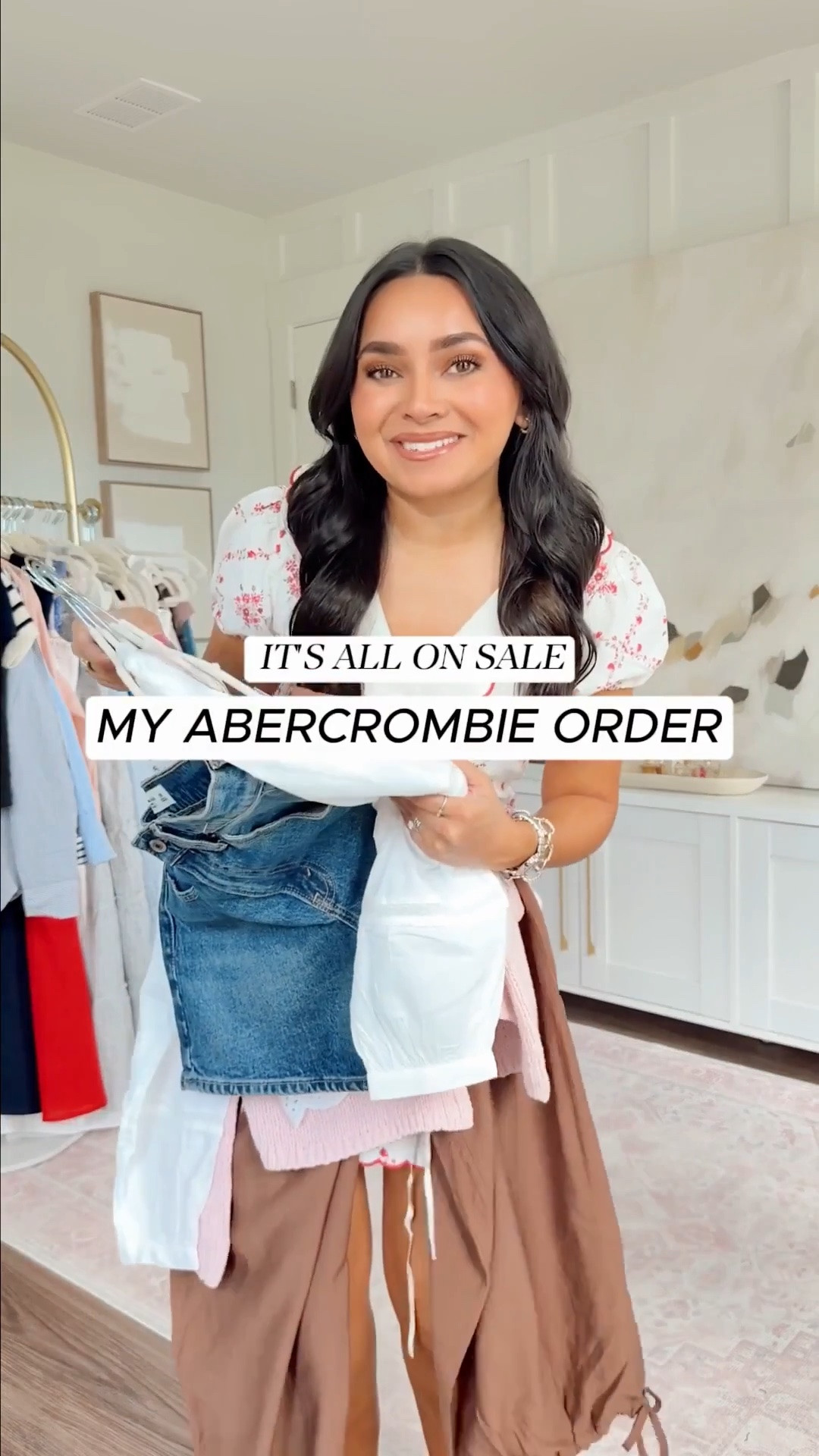 Use code AFJEAN for an extra 15% off through 7/19

Abercrombie Summer Try On - On Sale!
For reference: I’m 5’0, petite, 32b bra size, and 2/26 in bottoms, pear shaped. 
*Everything I share is unaltered! TTS means true to size. Between size 5-6.5 in shoes

Floral collard mini dress size xs petite TTS
Clear heels size 5 TTS

Brown stripe tank size xxs TTS
White denim short size 26 TTS
Clear sandals size 5 TTS

Brown convertible pull on pants size xs petite TTS


Green cardigan with tank size xxs TTS
Green stripe linen skort size xs in the curve love fit
Tan sandals size 5.5 TTS

Pink mini dress size xs petite TTS
Pink cardigan size xxs - roomy fit, color is currently sold out
Clear sandals size 5.5 TTS

White top size xxs TTS
Denim shorts in medium wash size 26 TTS
Brown sandals are Hermes - similar linked

#LTKootd #LTKSaleAlert #LTKPetite