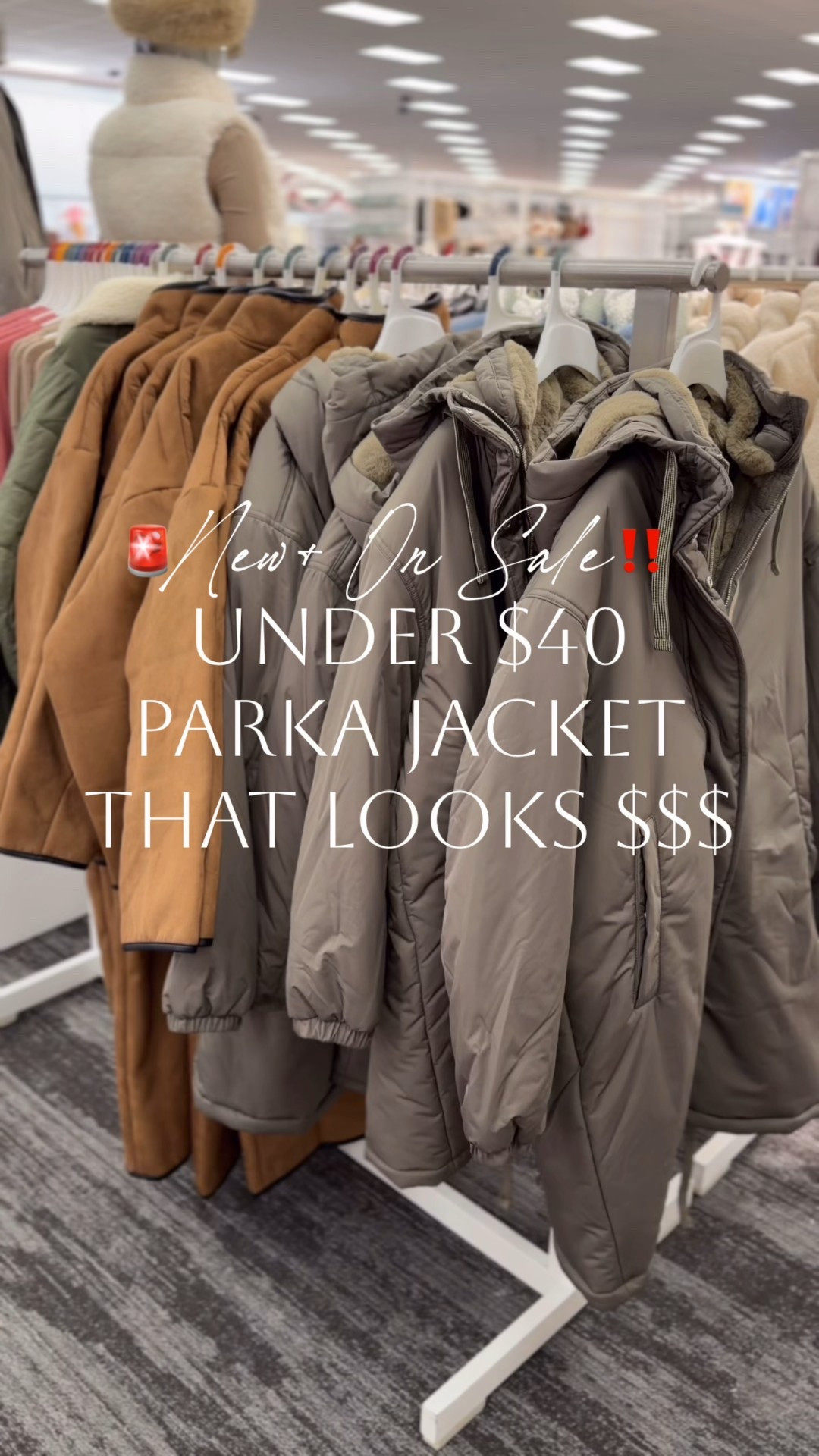 🚨New + on sale‼️ Under $40 parka jacket that looks + feels $$$🤩 Originally $65- ends tonight! Love the olive green color, the faux fur lining, the hood, and the full zip with snaps! Has pockets, too! Love that it has length and isn’t cropped! In my opinion, this jacket is just as good as designer, but costs a fraction of the price!! I grabbed it soo fast in-store! A cold weather staple that you can dress up or down! Two neutral colors available, sizes XS-XXL. Sell out risk ‼️ Perfect for everyday wear, travel, and outdoor activities! So versatile for these cold months ahead!

#LTKSaleAlert #LTKHoliday #LTKCyberWeek