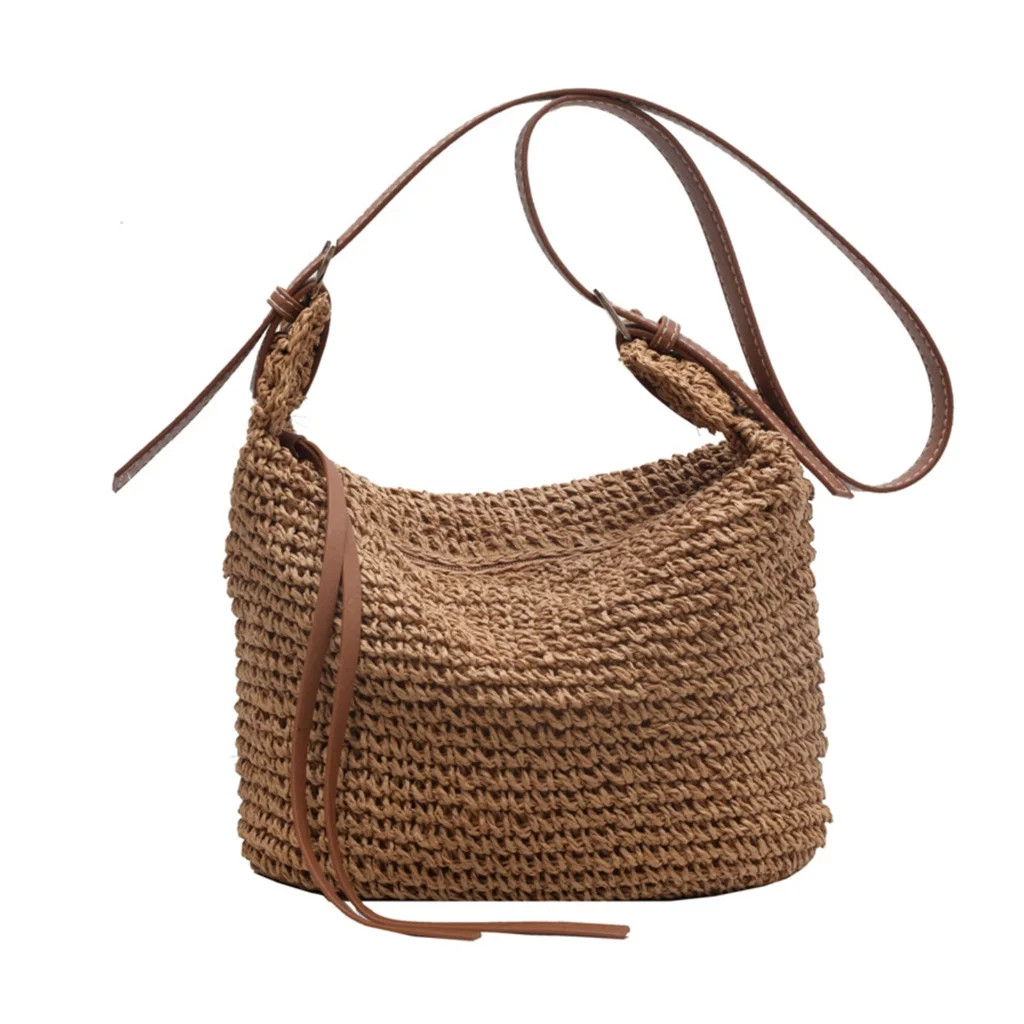 Chic Handbag Tote Bag Straw Shoulder Bags Suitable for Business or Daily Use | Walmart (US)
