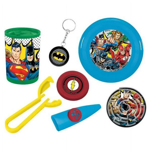 Justice League 'Heroes Unite' Mega Mix Favor Value Pack (48pcs) - Walmart.com | Walmart (US)