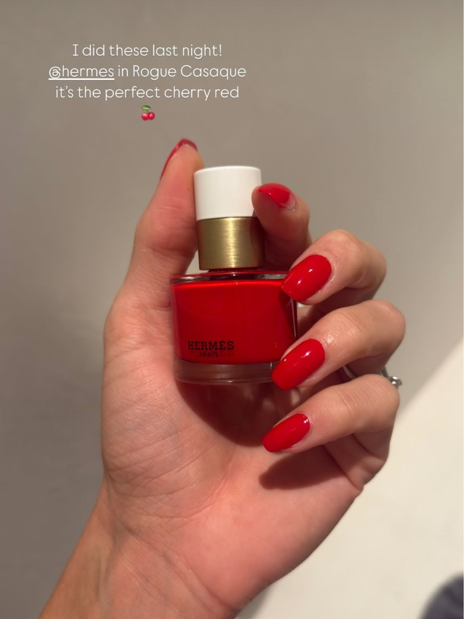 The nail polish I used last night! Stunning color