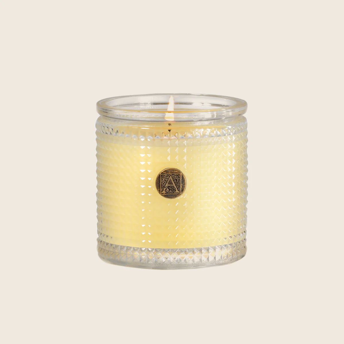 Sorbet - Textured Glass Candle | Aromatique