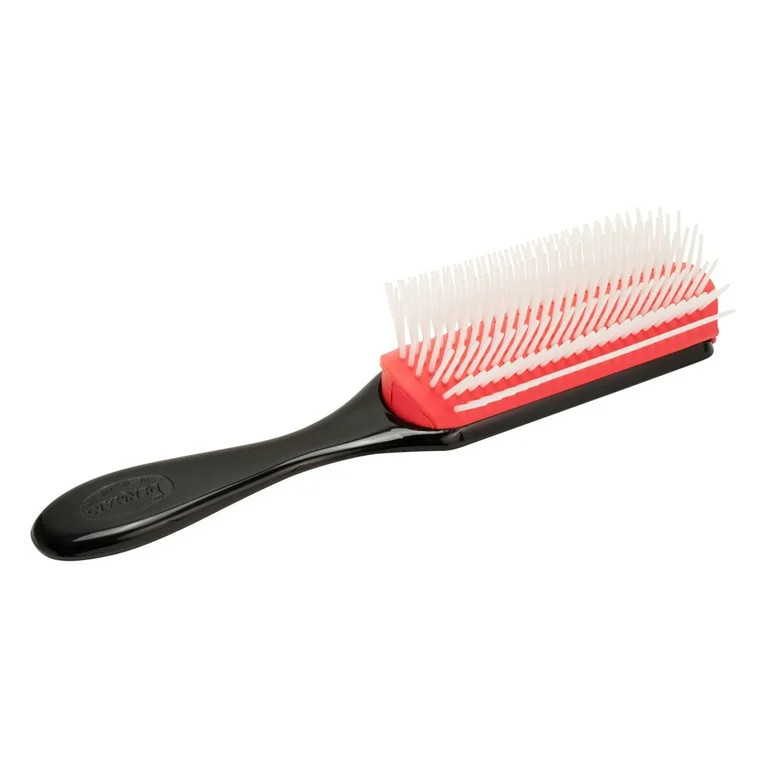 Denman 8.27" Classic 9-Row Rubber Pad Styling Hair Brush, BLACK | Walmart (US)