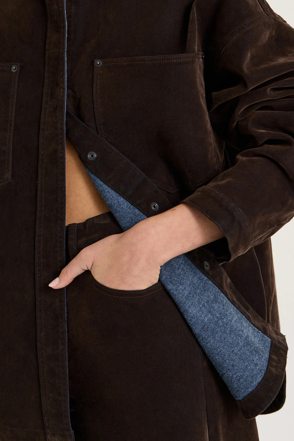 Flocked Aurora Shirt | Henne