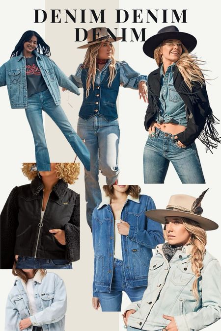 Denim on  denim wrangler sale - jackets - cyber week 

#LTKCyberWeek #LTKHoliday #LTKGiftGuide