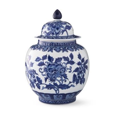 Chrysanthemum Ginger Jar | Williams-Sonoma