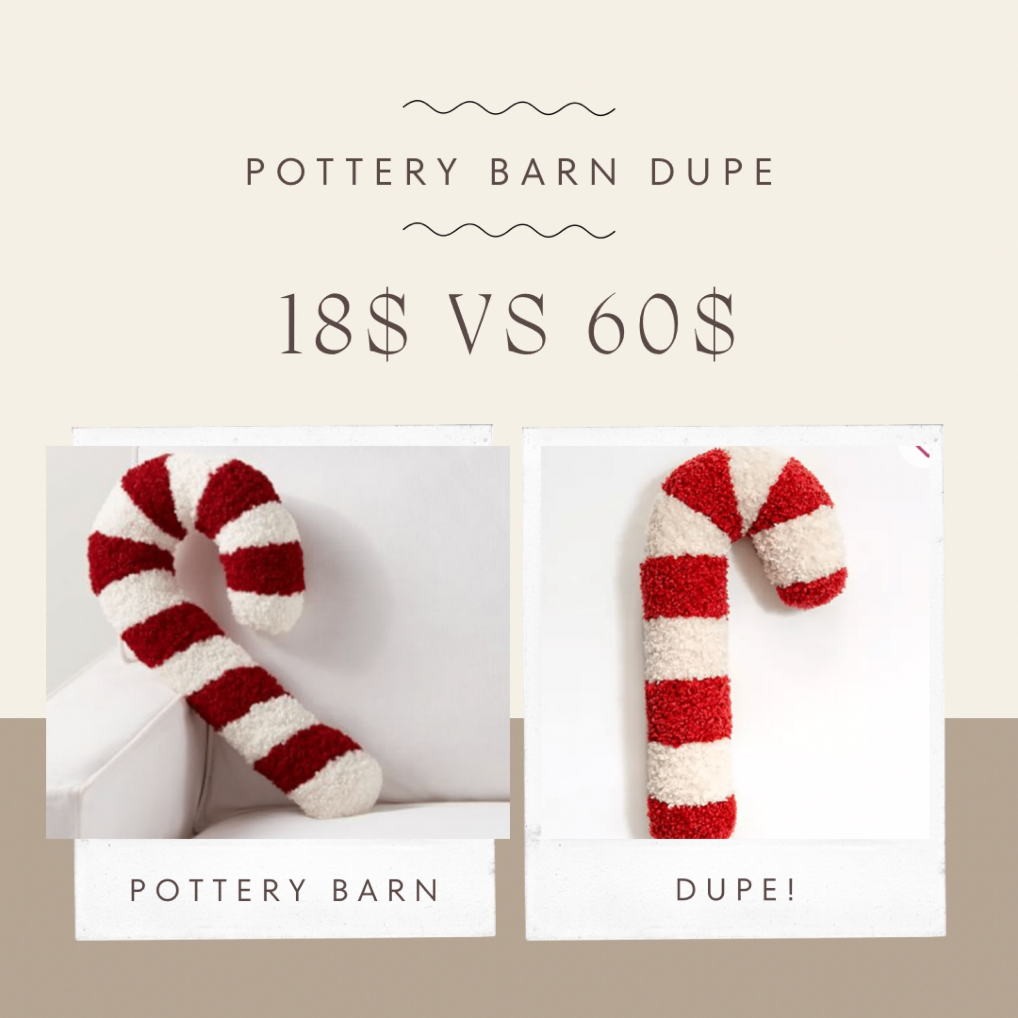 Dupe! 

#LTKSeasonal #LTKHoliday #LTKsalealert