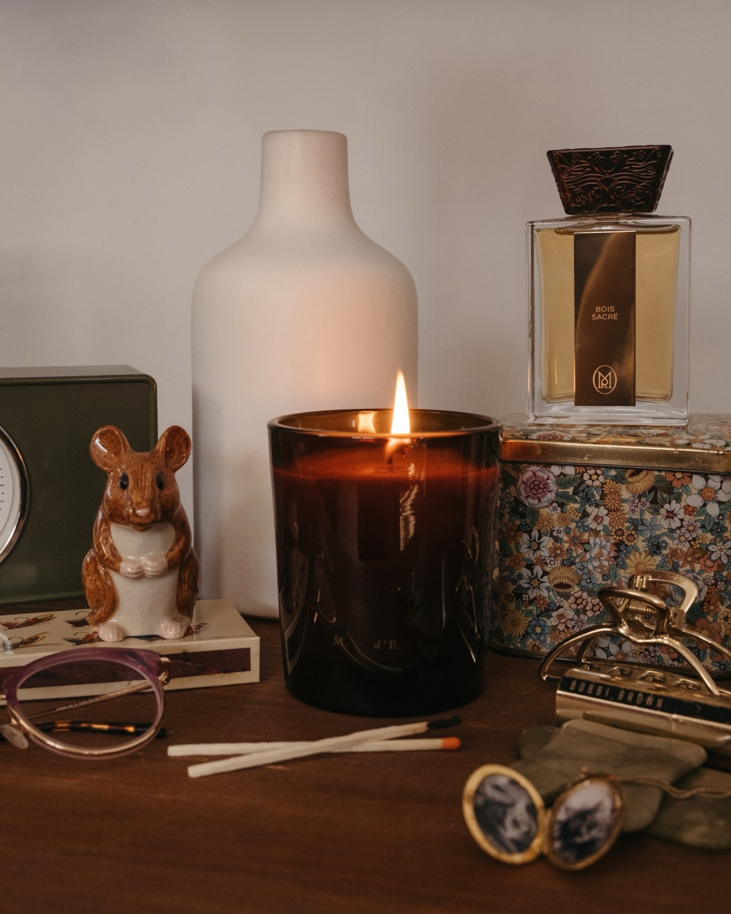 The ground is frozen and every time I walk outside I fear for my accident prone life. Here are some of the things getting me through a very indoor life these days.