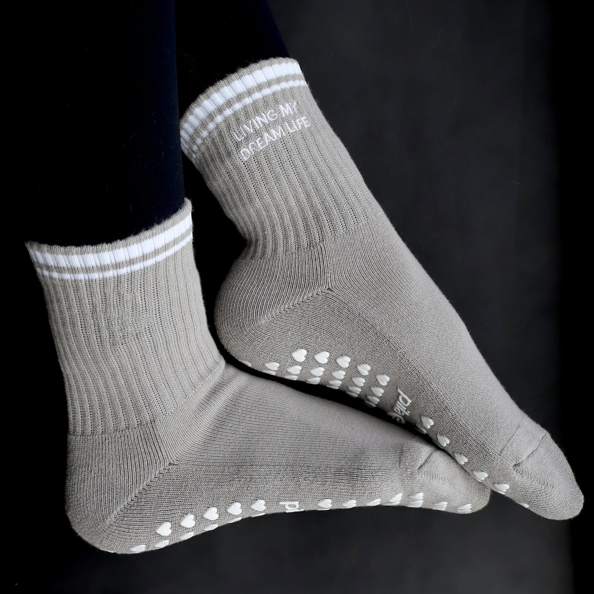 Living My Dream Life Grip Socks | Pilabarre