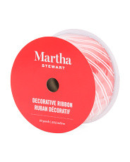 Glitter Striped Peppermint Ribbon | Pillows & Decor | Marshalls | Marshalls