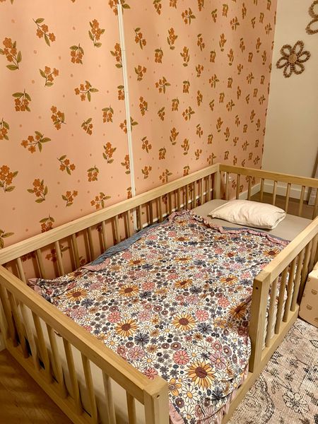 Charlotte’s bed (similar), blanket, pillow and sheet linked. Also, kyte baby blankets were a popular suggestion for toddler blanket so I linked them as well. 

#LTKhome #LTKkids