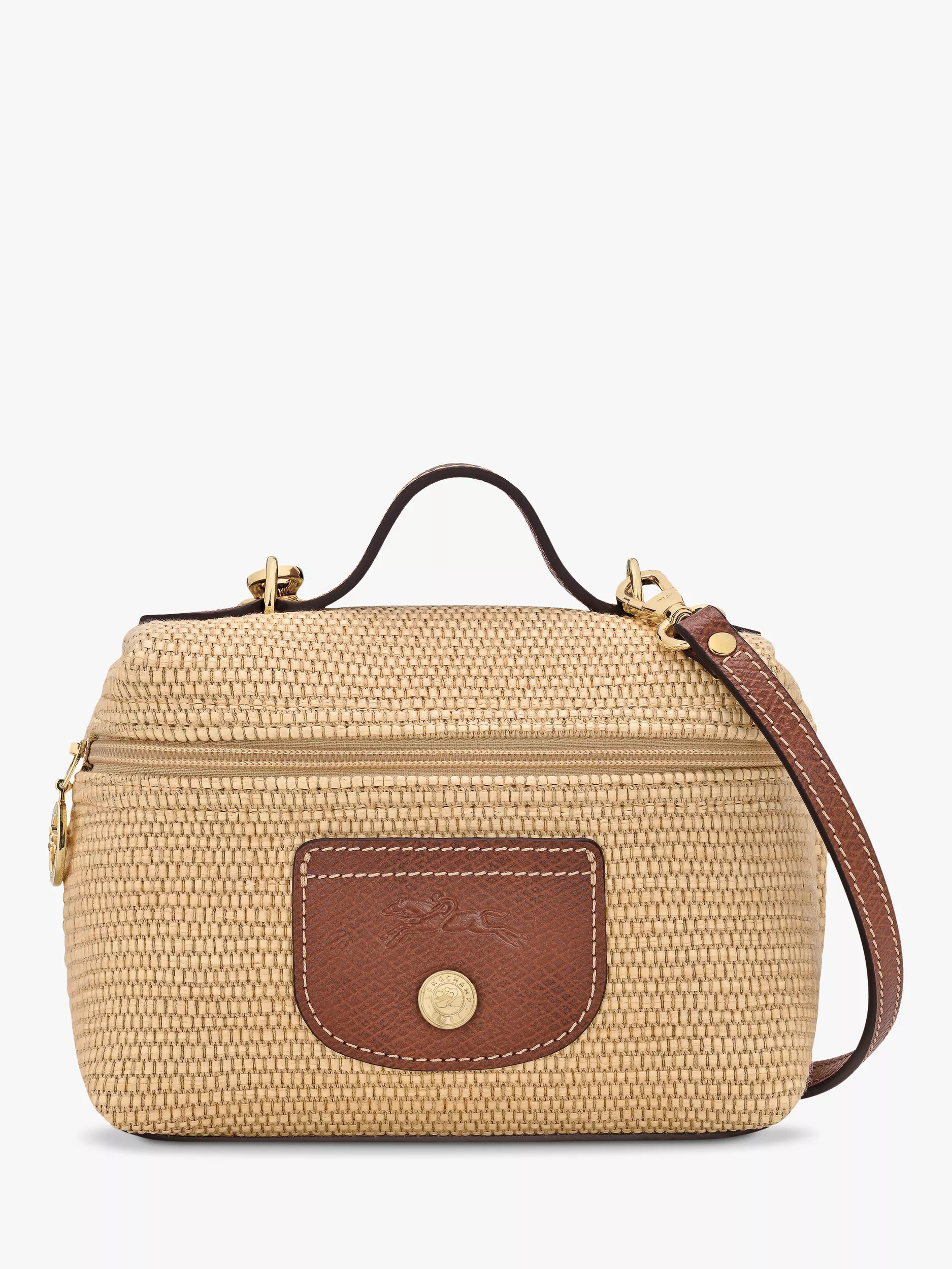 Le Pliage Crossbody XS Bag, Brown | John Lewis (UK)