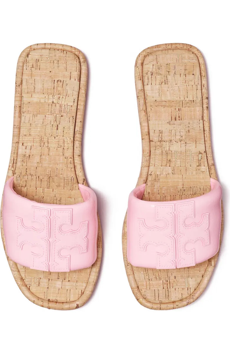 Double-T Leather Sport Slide Sandal (Women) | Nordstrom