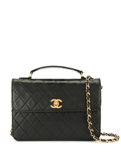 1990s CC diamond-quilted 2way bag | Farfetch Global