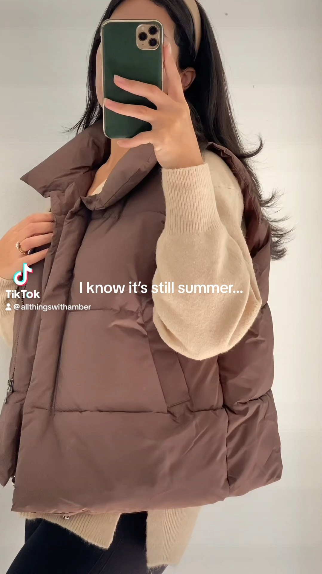 I didn’t get to participate in the Oversized puffer vest trend last year so I’m getting a head start this year. 

#LTKSeasonal #LTKFallSale