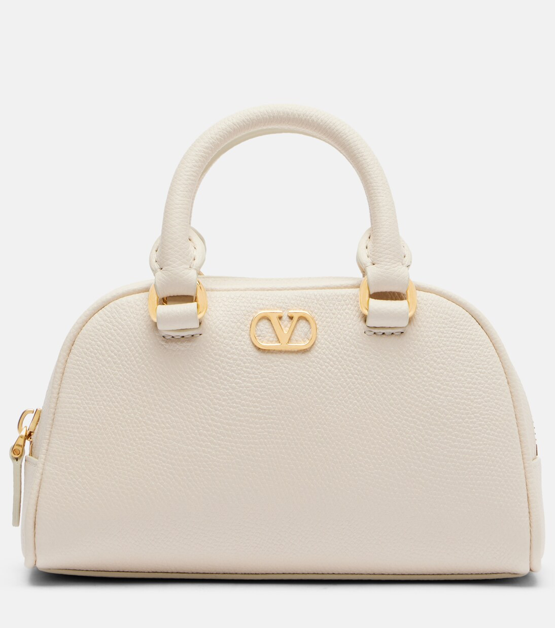 VLogo Mini leather top-handle bag | Mytheresa (US/CA)