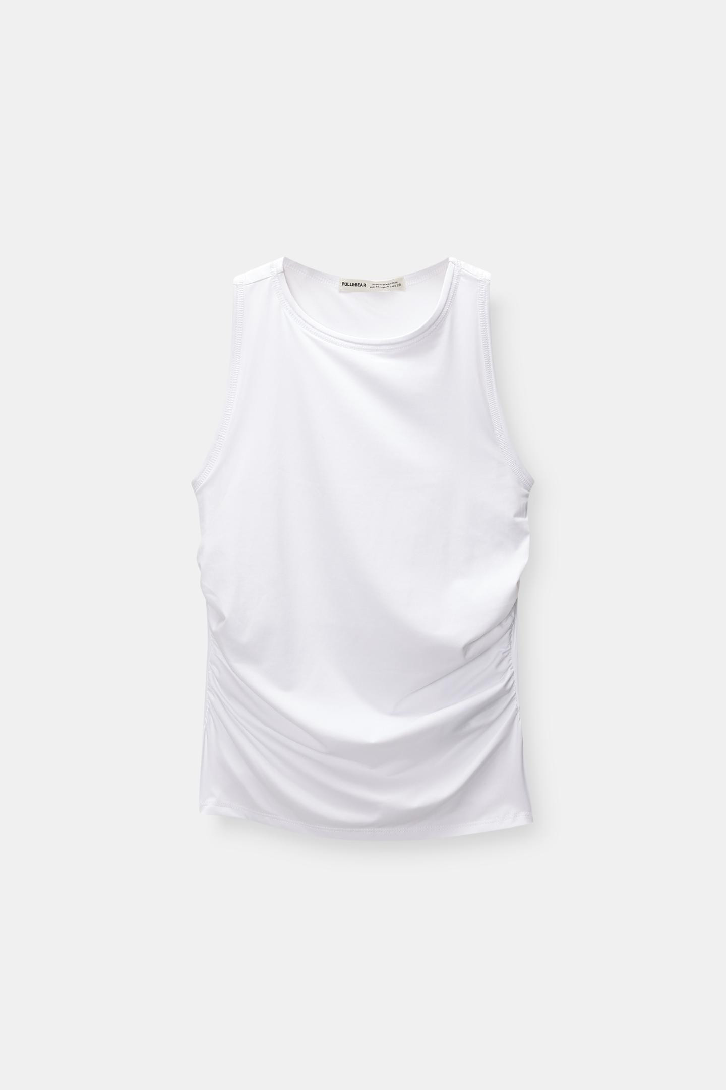 Polyamide vest top | PULL and BEAR UK
