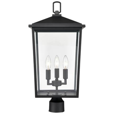 Millennium Lighting Fetterton 3 Light Outdoor Post Lantern Black - #980E9 | Lamps Plus | Lamps Plus