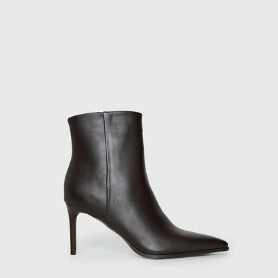 Billini Yordan Pointed Toe Ankle Boots Dark Cacao | Princess Polly US