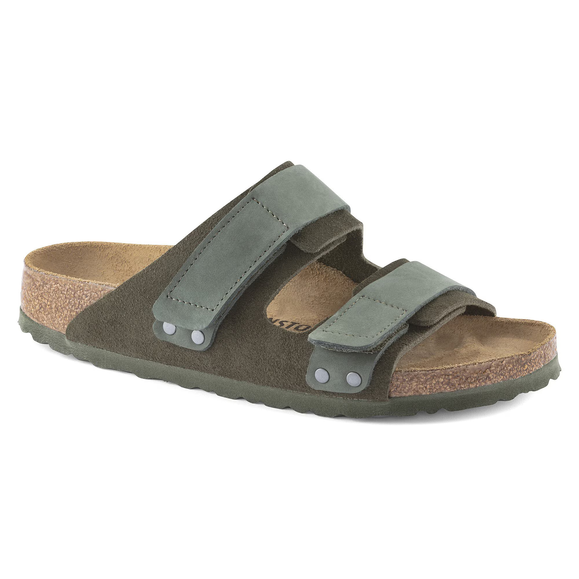 Uji Nubuck-Suede Leather Thyme Two-Strap Sandals | Birkenstock USA