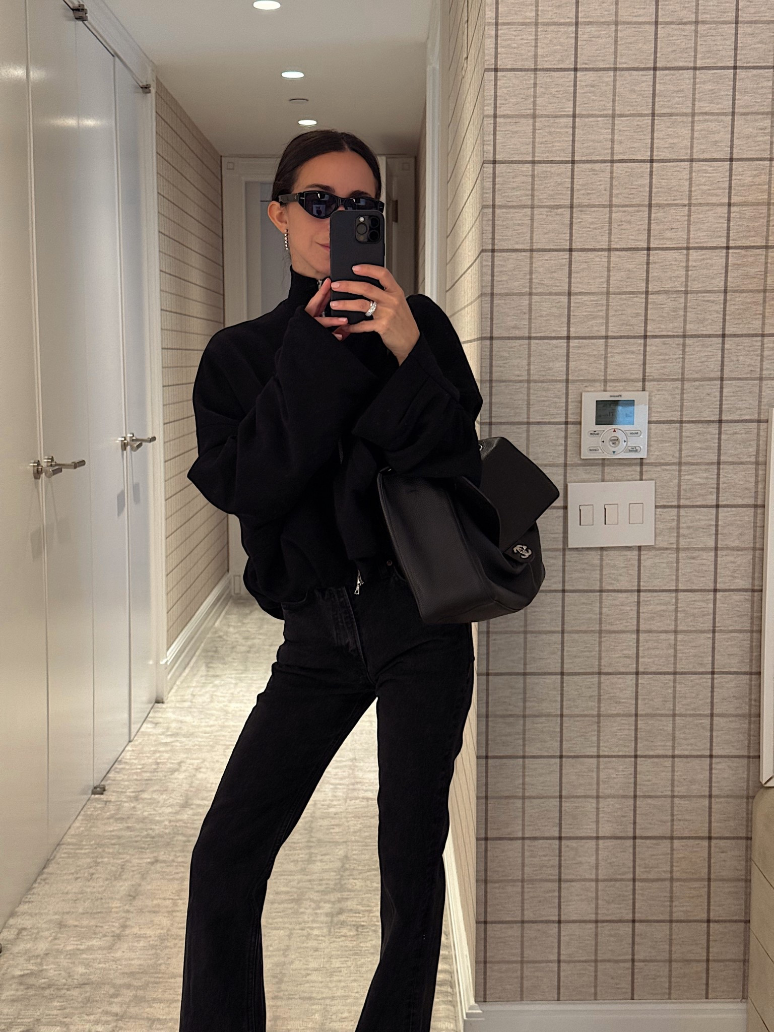 All black OOTD 🖤 Boots are Hermès

#LTKootd