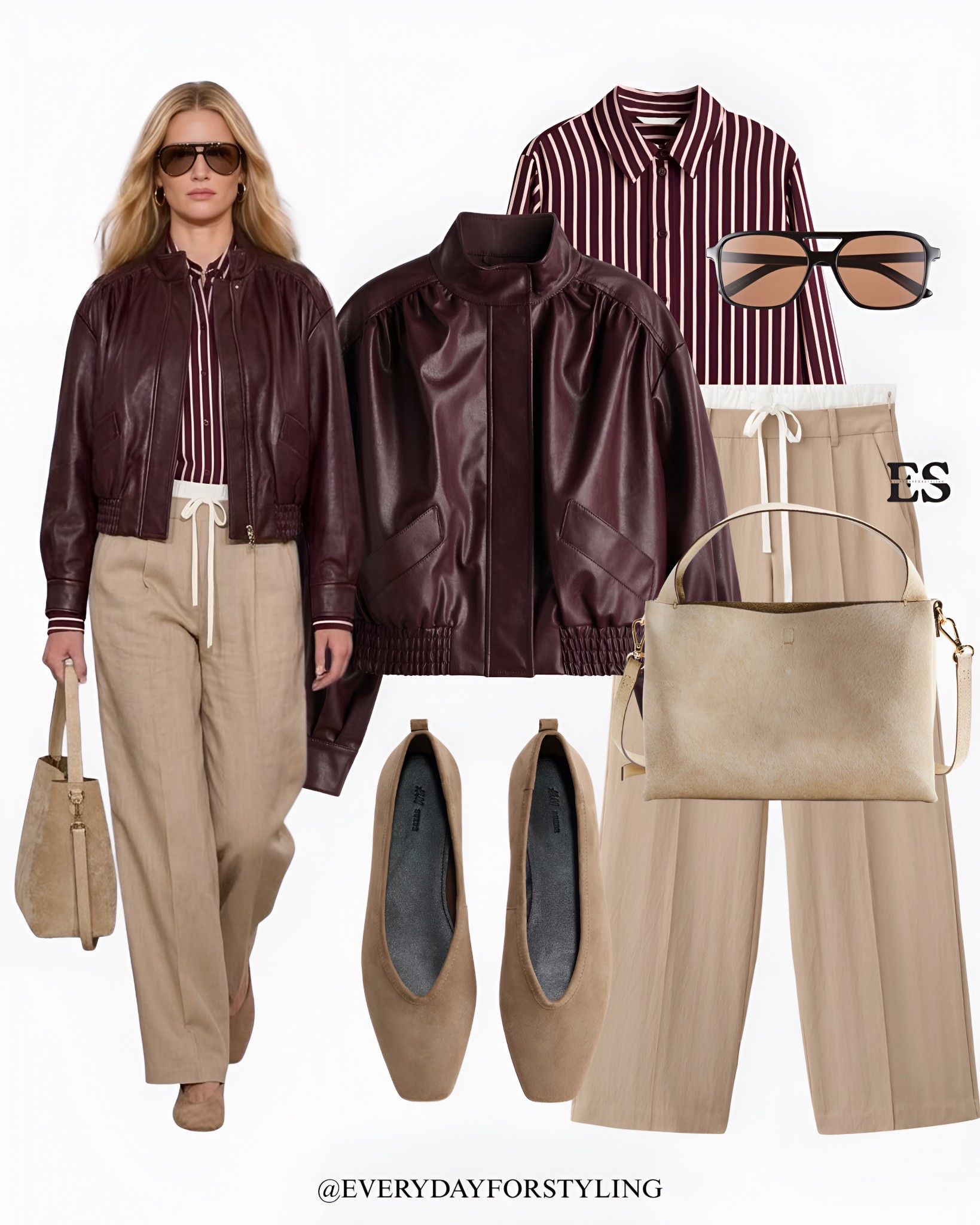 Burgundy jacket for a rich and elevated spring outfit  🍷

mango pants outfit, mango new in outfits, spring pants outfit women, neutral outfit ideas women, casual chic outfits women, effortless outfits women, spring outfit ideas women, everyday outfit inspiration women, minimal style outfits women, relaxed tailoring outfits women, street style outfits women, aesthetic outfits women, smart casual outfits women, spring style, summer outfit ideas, how to wear, what to wear, ways to style, everydayforstyling

#zara #springoutfits, #mangonewin, #mangopants, everydaystyle, #springfashion 

#LTKWorkwear #LTKootd #LTKSeasonal