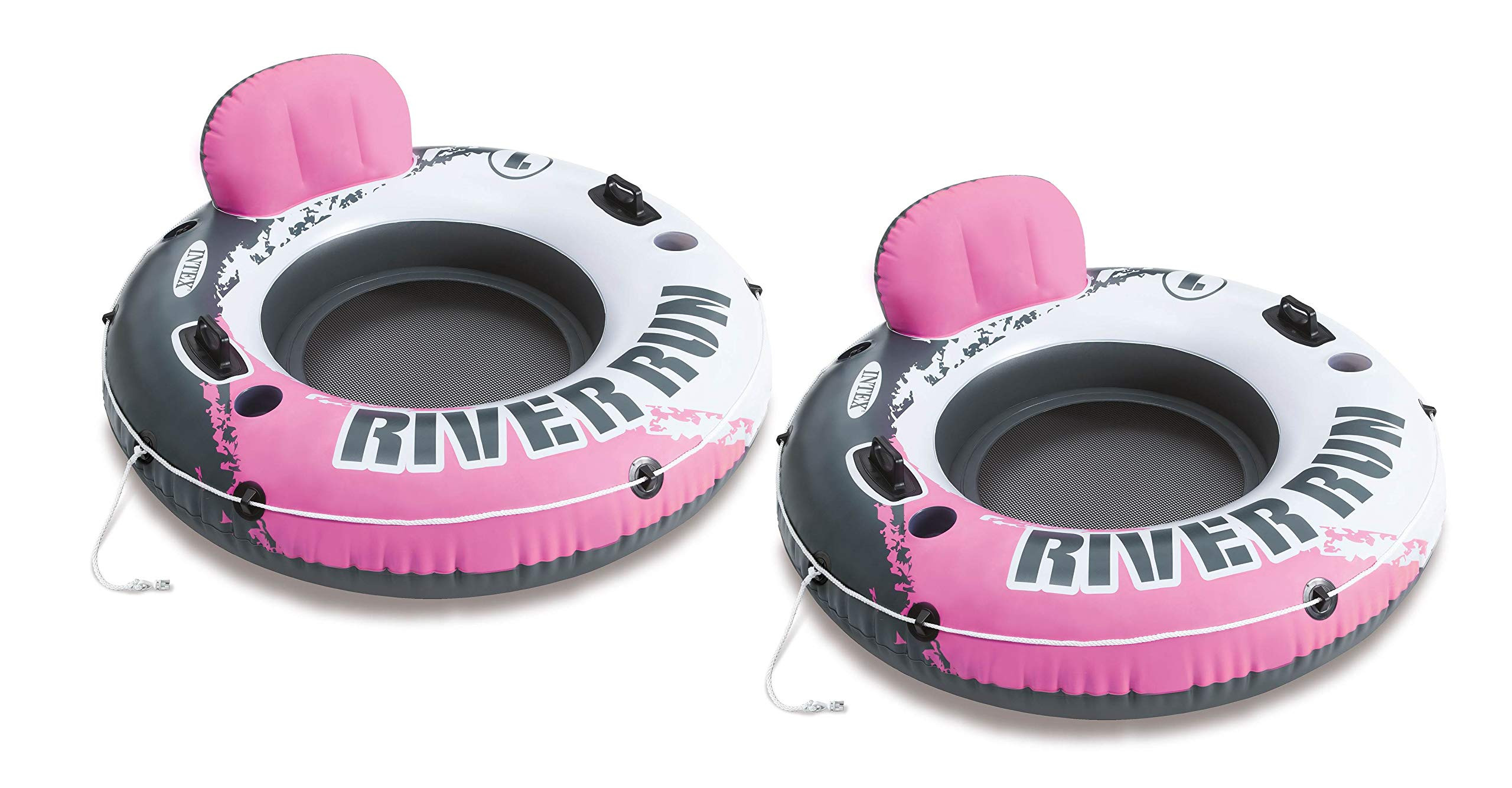 Intex River Run I Inflatable Water Lounge Tube 1-Person, Pink 58828EP (2 Pack) | Amazon (US)