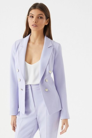 Lipsy Military Tailored Button Blazer | Next UK