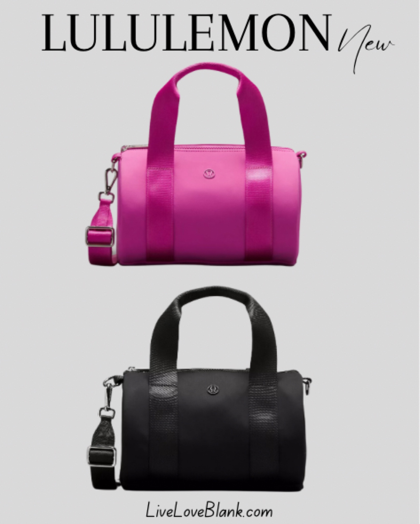 Lululemon new knit nylon mini barrel duffle under $100 

#LTKItBag #LTKOver40 #LTKStyleTip