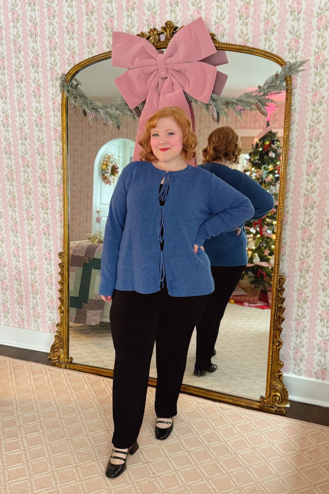 This sweater is such a soft, nice-quality knit. It’s not a fuzzy yarn, so it doesn’t seem like it’ll pull. It also comes in blush pink. I layered it over slinky black stretch pants for a comfy-chic fit you could wear to the office and also on the weekends. 35% OFF at Ulla Popken with code WWWULLA.

#LTKHoliday #LTKFindsUnder100 #LTKPlusSize