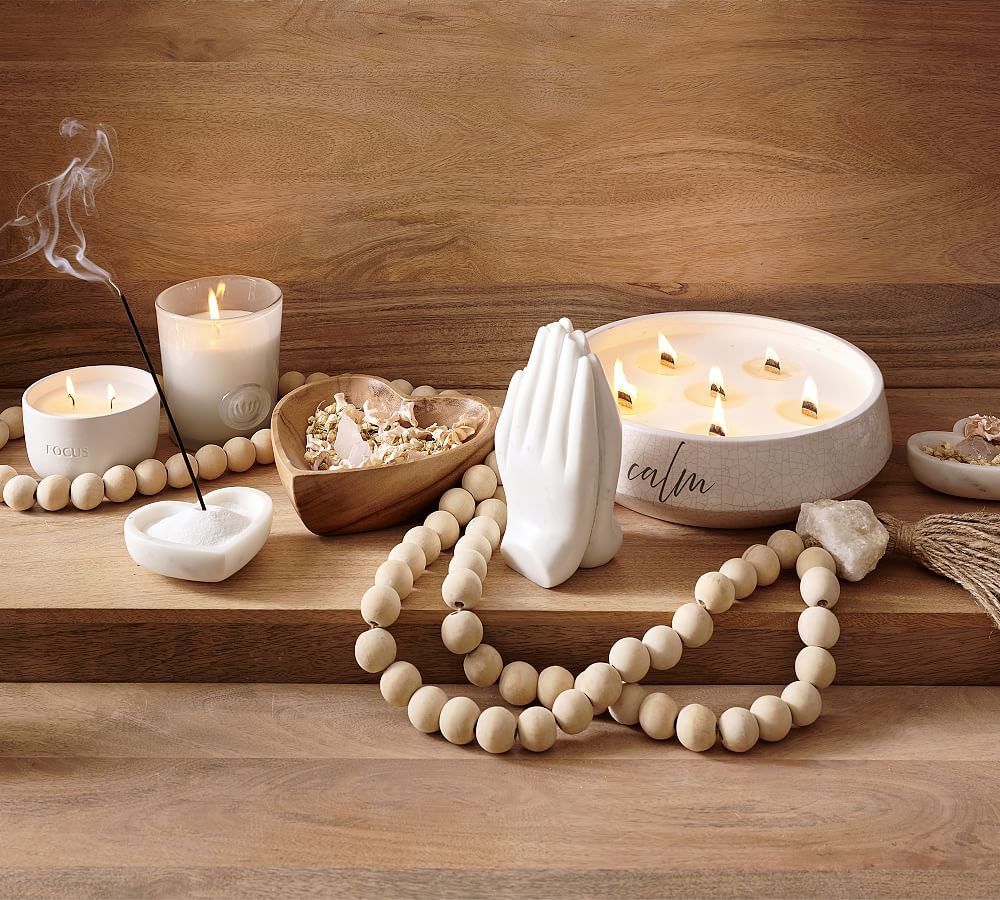 Mango Wood Contentment Beads | Pottery Barn (US)