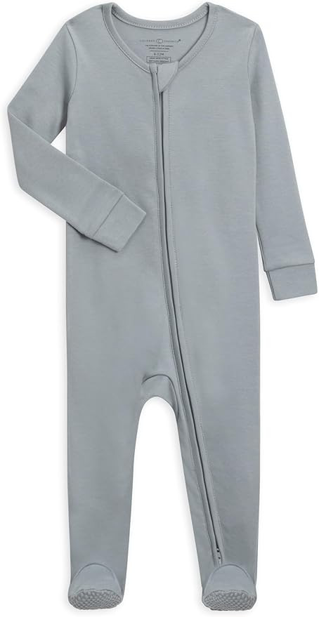 Colored Organics Baby Organic Cotton Peyton Zip Up Footed Sleeper | Amazon (US)