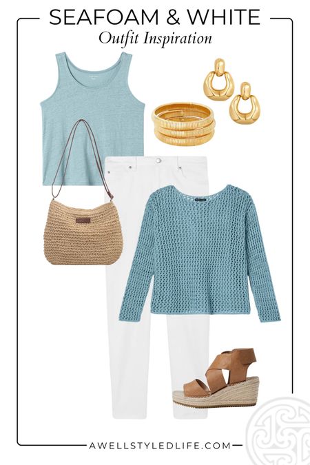 Spring Outfit Inspiration

Top, pants and shoes from Eileen Fisher, bag and jewelry from Walmart

#fashion #fashionover50 #fashionover60 #eileenfisher #walmart #walmartfashion #spring #springoutfit #springfashion #seafoam #casualoutfit #openweavesweater 

#LTKSeasonal #LTKstyletip #LTKover40