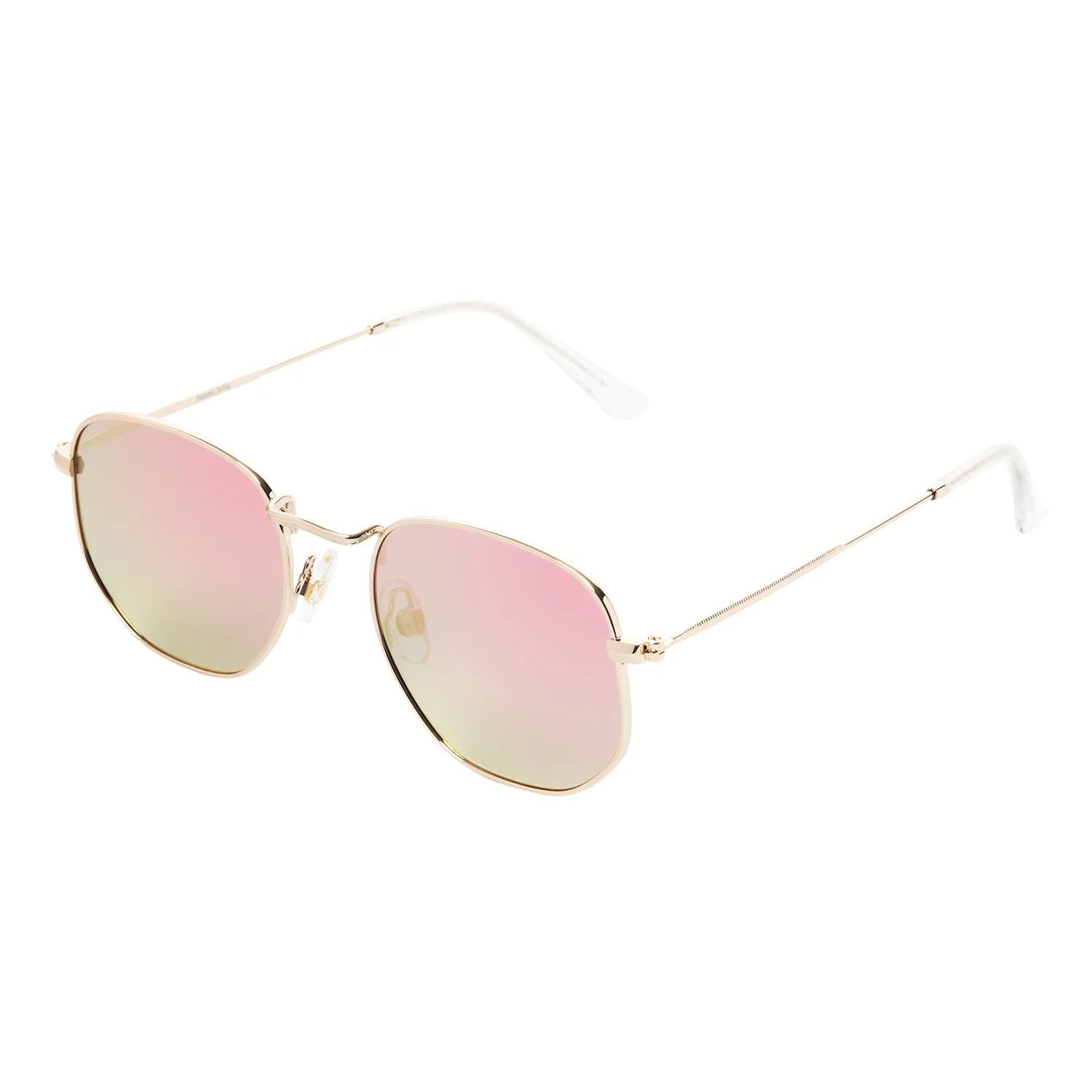 Panama Jack Polarized Rose Gold Pink Mirror Sunglasses, 100% UVA-UVB Protection | Walmart (US)