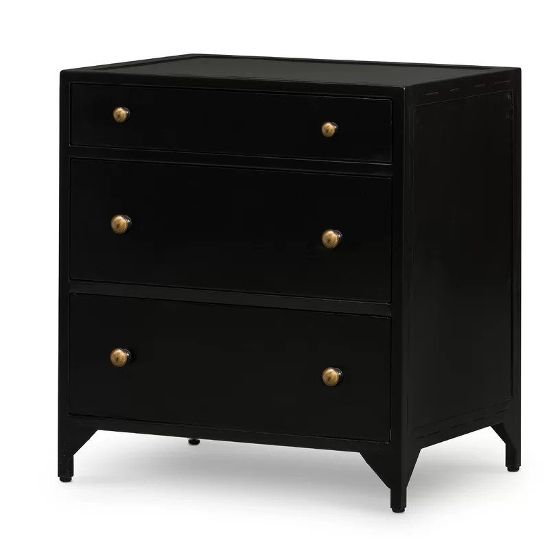 Belmont 3 - Drawer Nightstand | Wayfair North America
