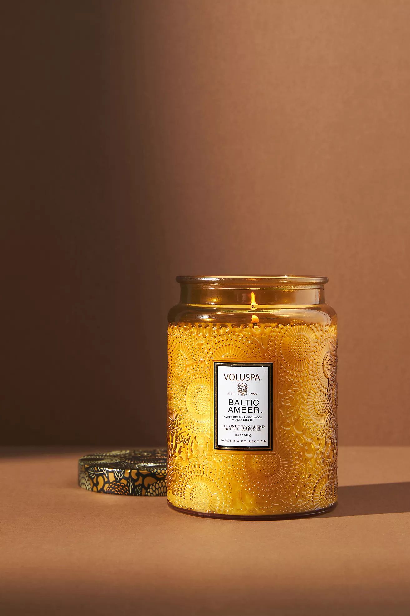 Voluspa Japonica Baltic Amber Glass Jar Candle​ | Anthropologie (US)