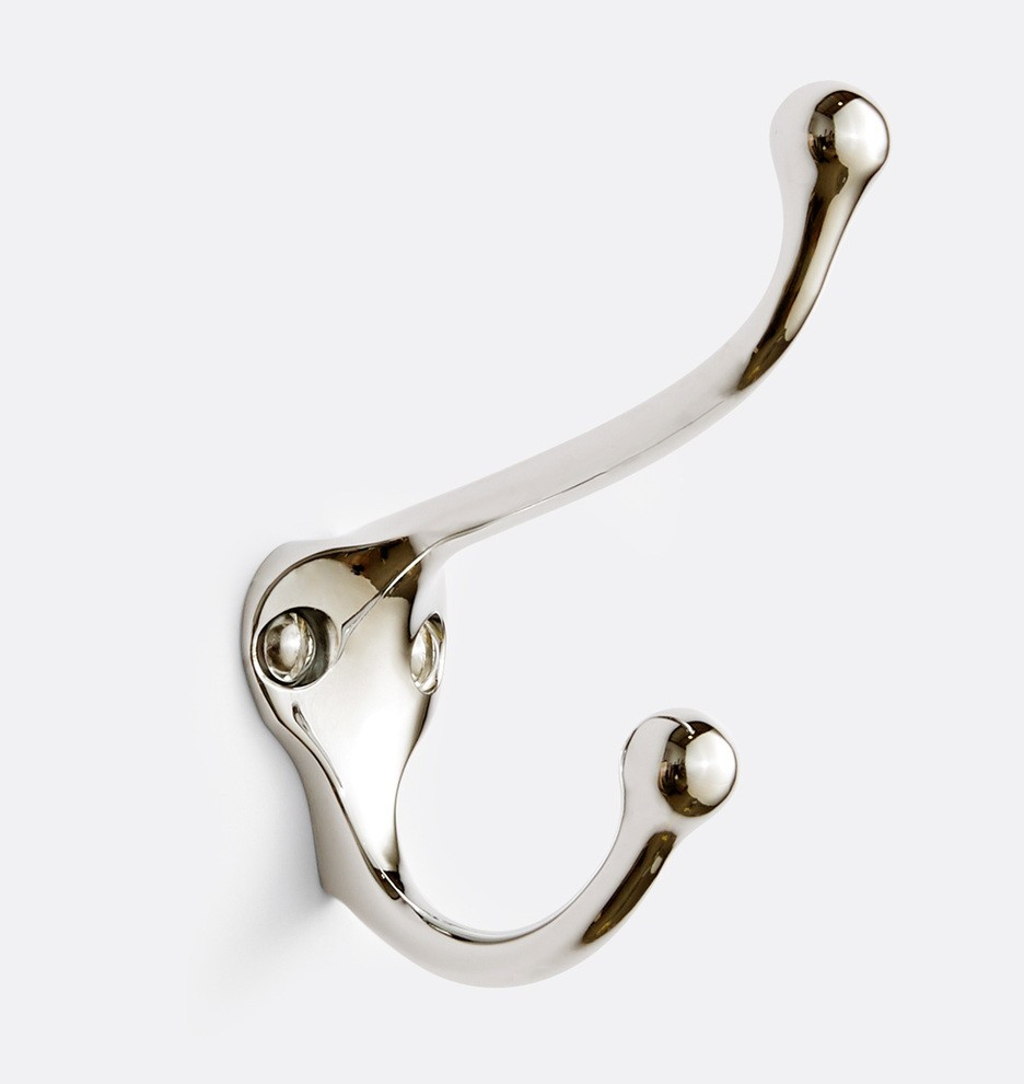 Vernon Double Coat Hook | Rejuvenation