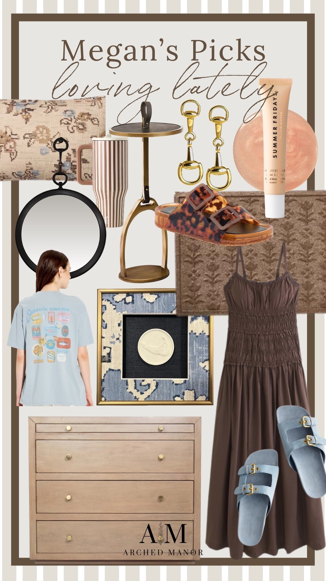 My picks of the week!! I love this brown sundress especially with the blue sandals. Shop my favorites below! 

#LTKHome #LTKSeasonal #LTKmomlife