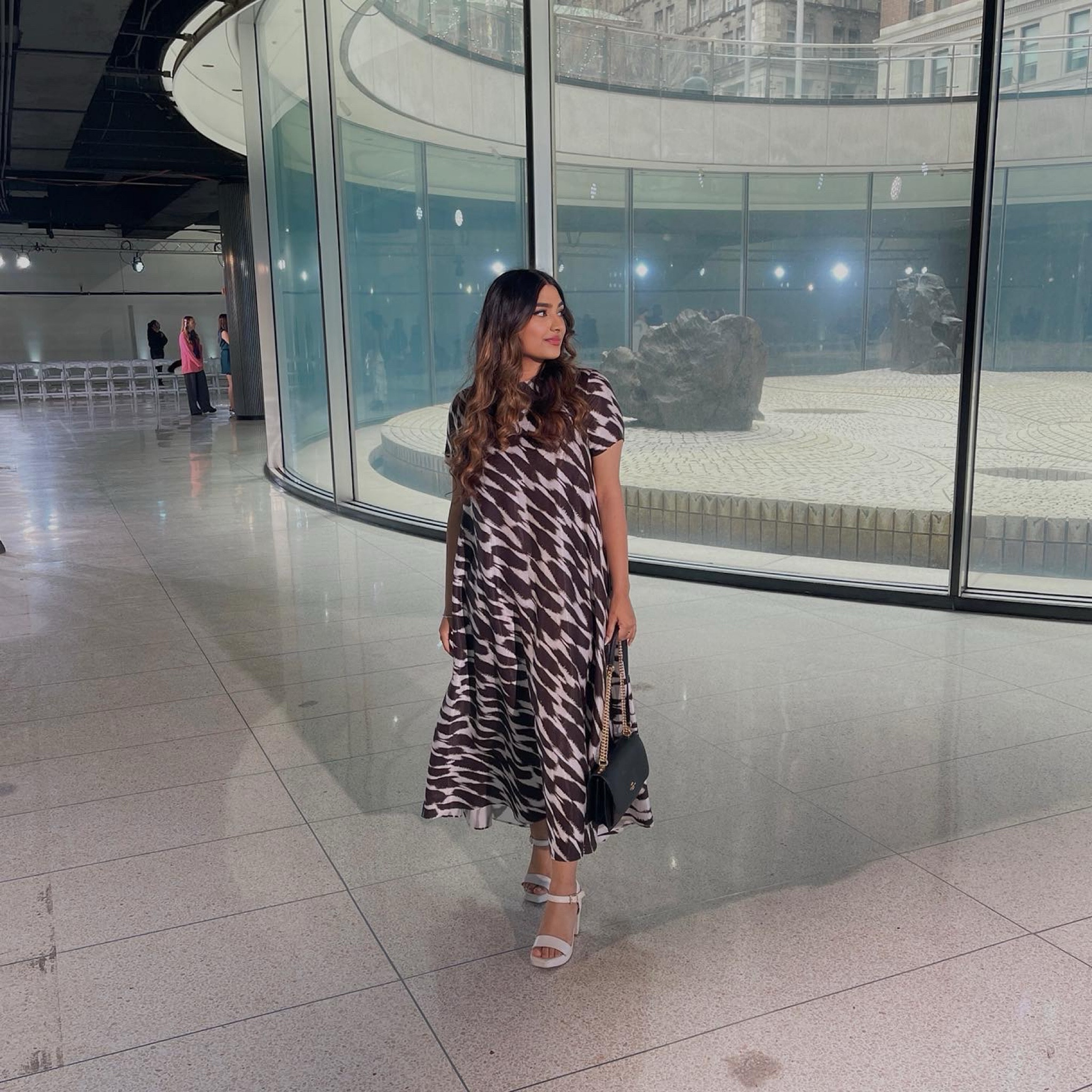 NYFW outfit from FW24 | AURELIA CREPE & SATIN MAXI from Banana Republic (SOLD OUT), black coach bag, white heels. Closest resemblance dress tagged.


#LTKStyleTip #LTKBeauty #LTKWorkwear