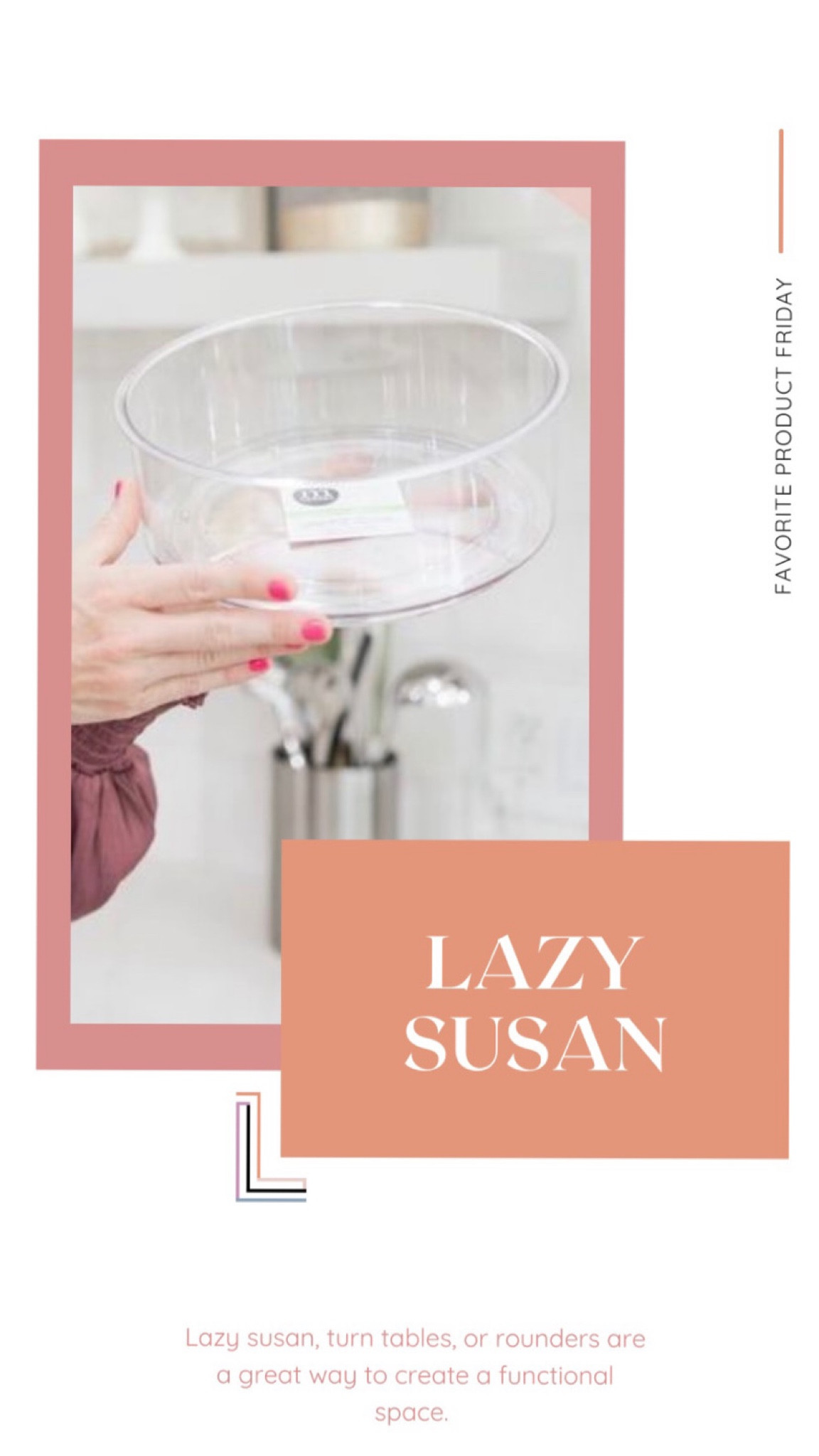 Lazy susan, turn tables, or rounders are a great way to create a functional space! 

#LTKhome #LTKfamily #LTKunder50