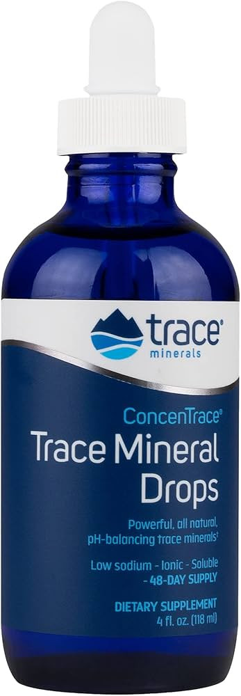Trace Minerals ConcenTrace Drops | Full Spectrum Minerals | Ionic Liquid Magnesium, Chloride, Pot... | Amazon (US)