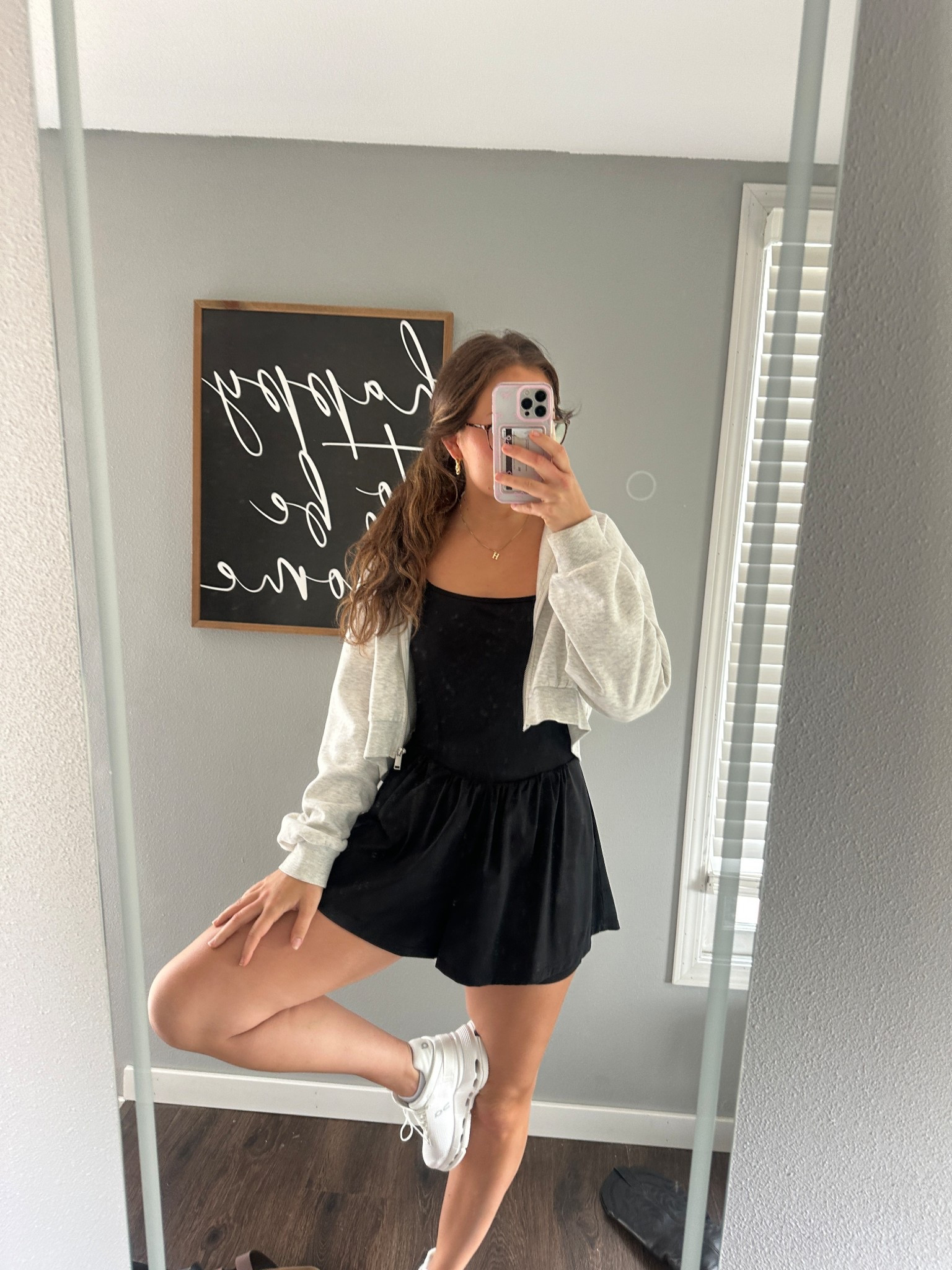 activewear romper // amazon finds // black romper // golf romper // 