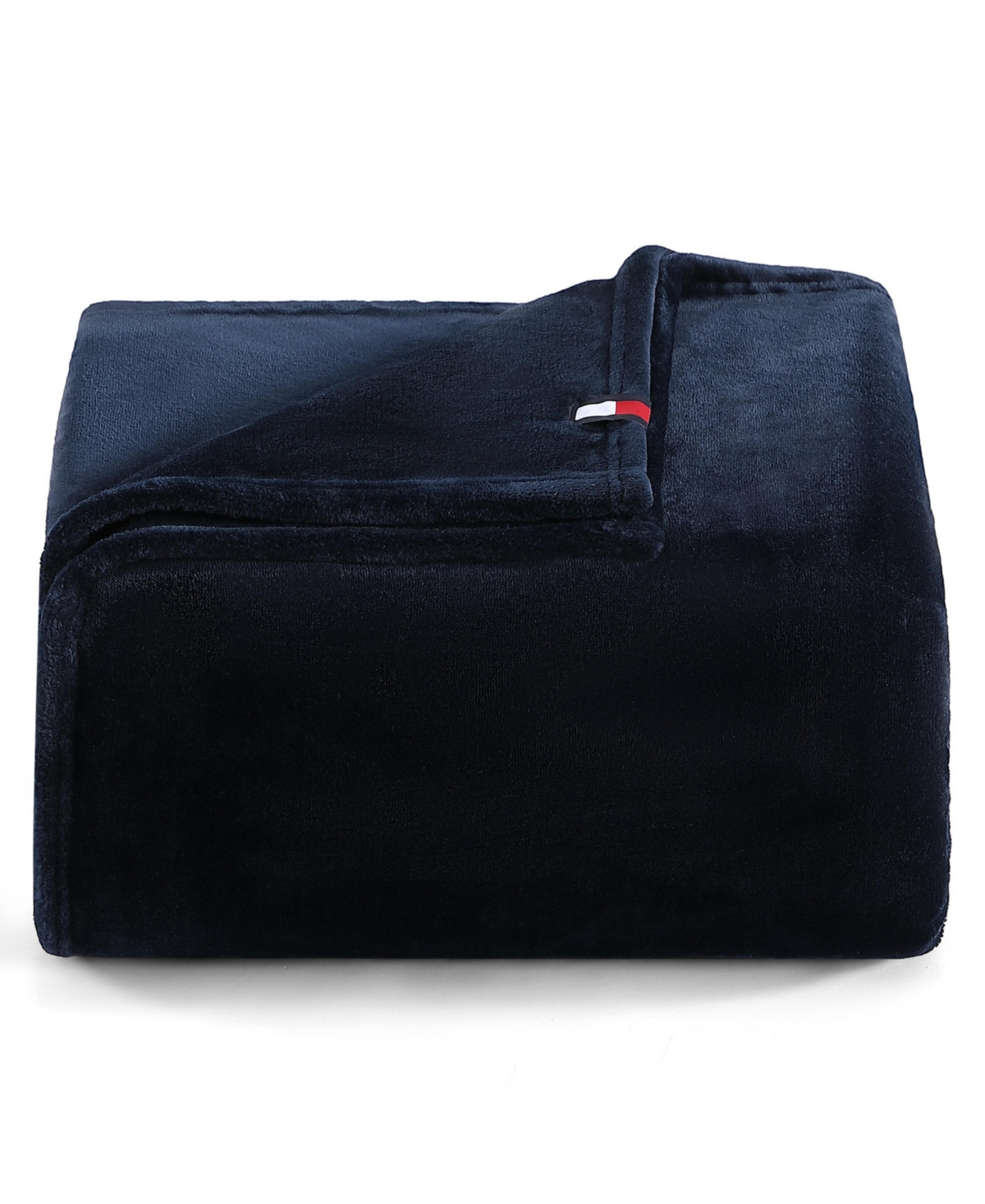 Tommy Hilfiger Solid Plush Blanket, King - Core navy | Macy's