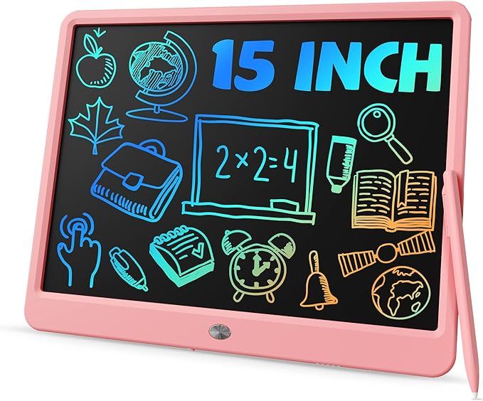 TEKFUN Teen Girl Gifts Ideas, 15inch LCD Writing Tablet for Kids Age 8-10 and Up, Doodle Board 4 ... | Amazon (US)